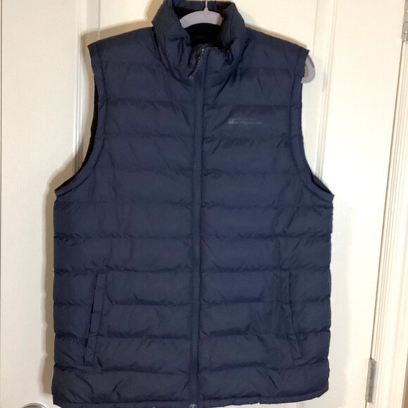 Mountain Warehouse Women's Blue Puffer Vest Size M Thermal Lined Pockets Warm - Picture 1 of 6